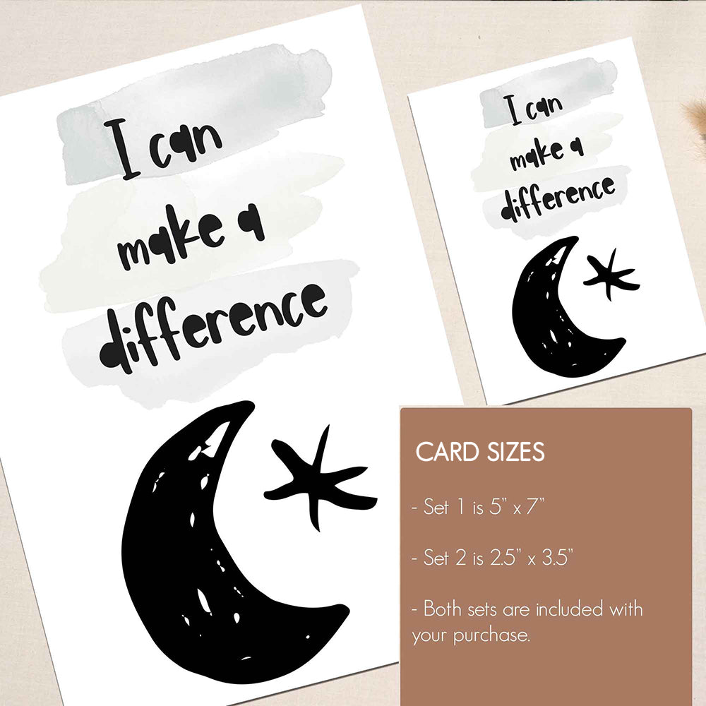 26 Printable Children's Forest-Themed Affirmation Cards - Digital Download (PDF)