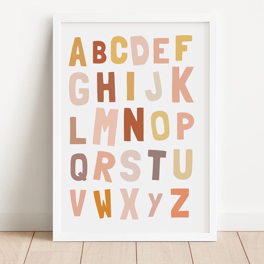 Alphabet Children's Print - Instant Download - At The Helm NZ