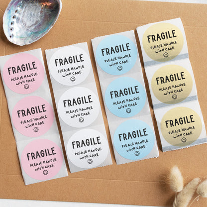 Fragile Handle With Care -  Packaging Stickers