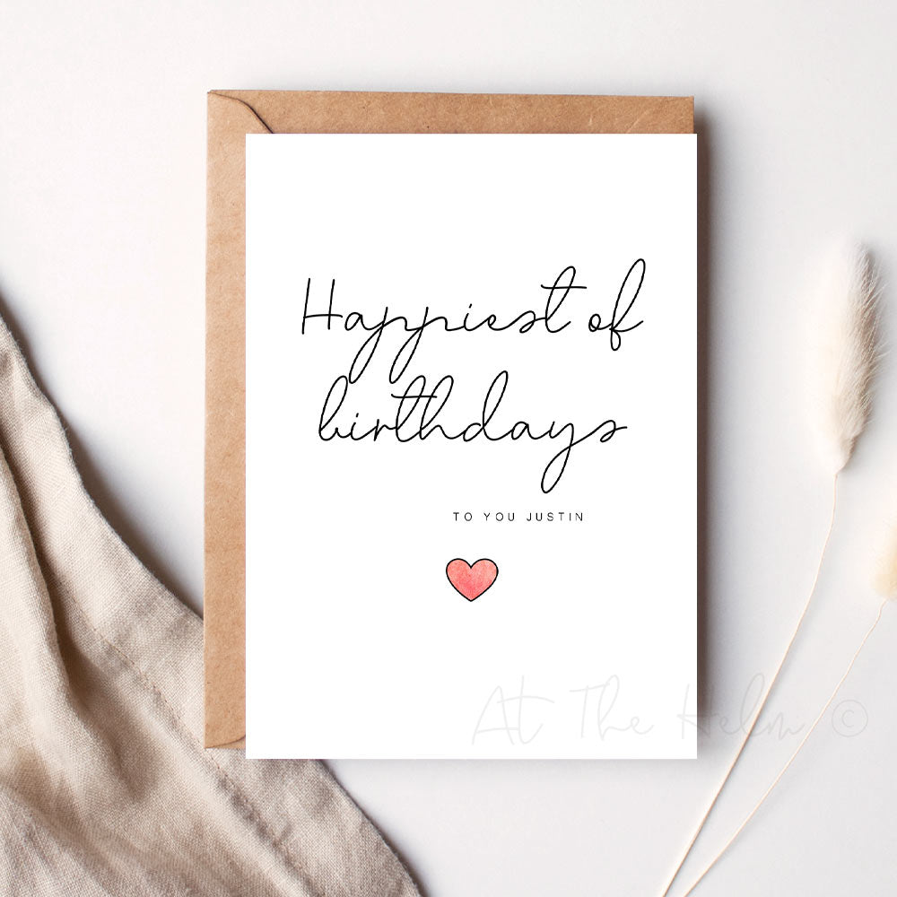 Happiest of Birthdays To You Greeting Card