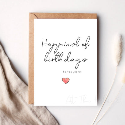 Happiest of Birthdays To You Greeting Card