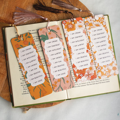 Floral Affirmation Bookmarks