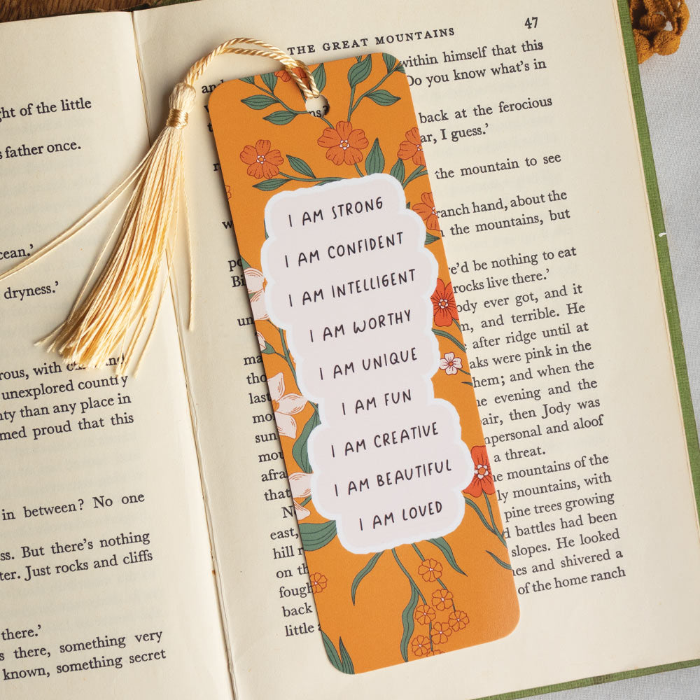 Floral Affirmation Bookmarks