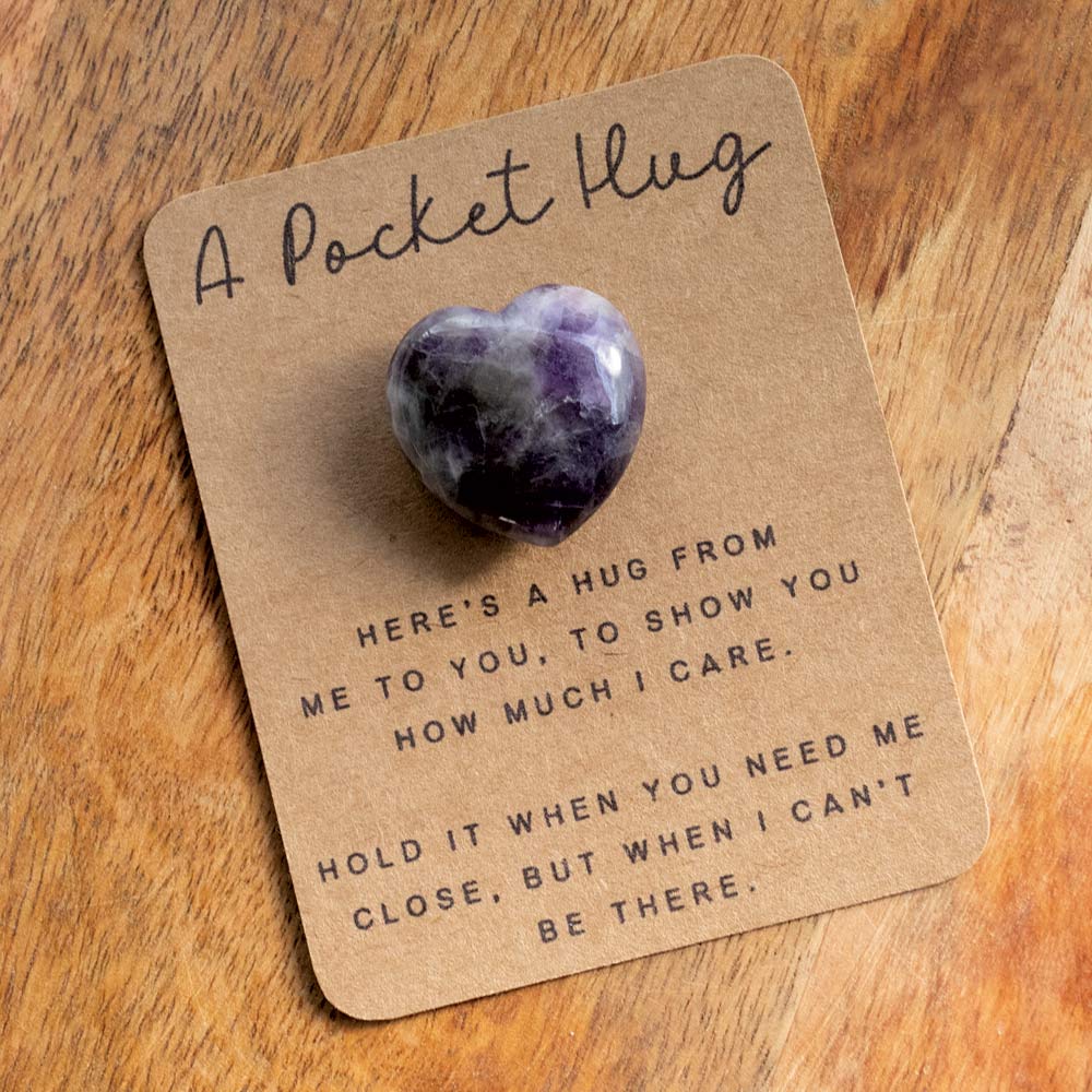 Crystal Heart Pocket Hug