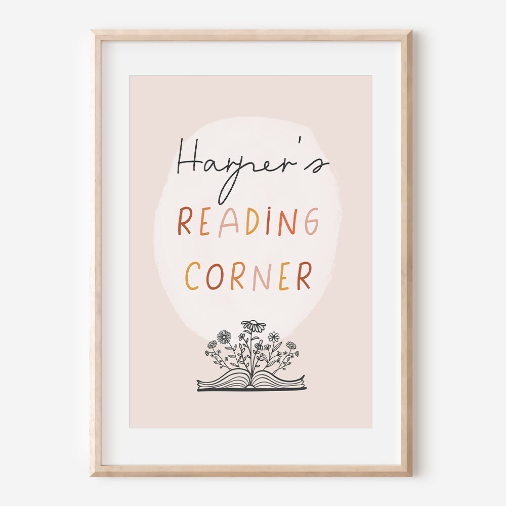 Personalised Reading Corner Print