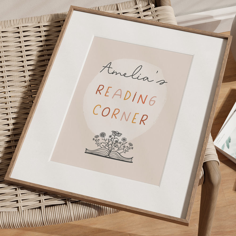 Personalised Reading Corner Print