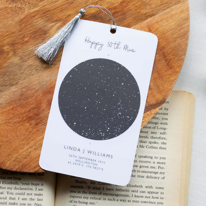 Custom Star Map Bookmark