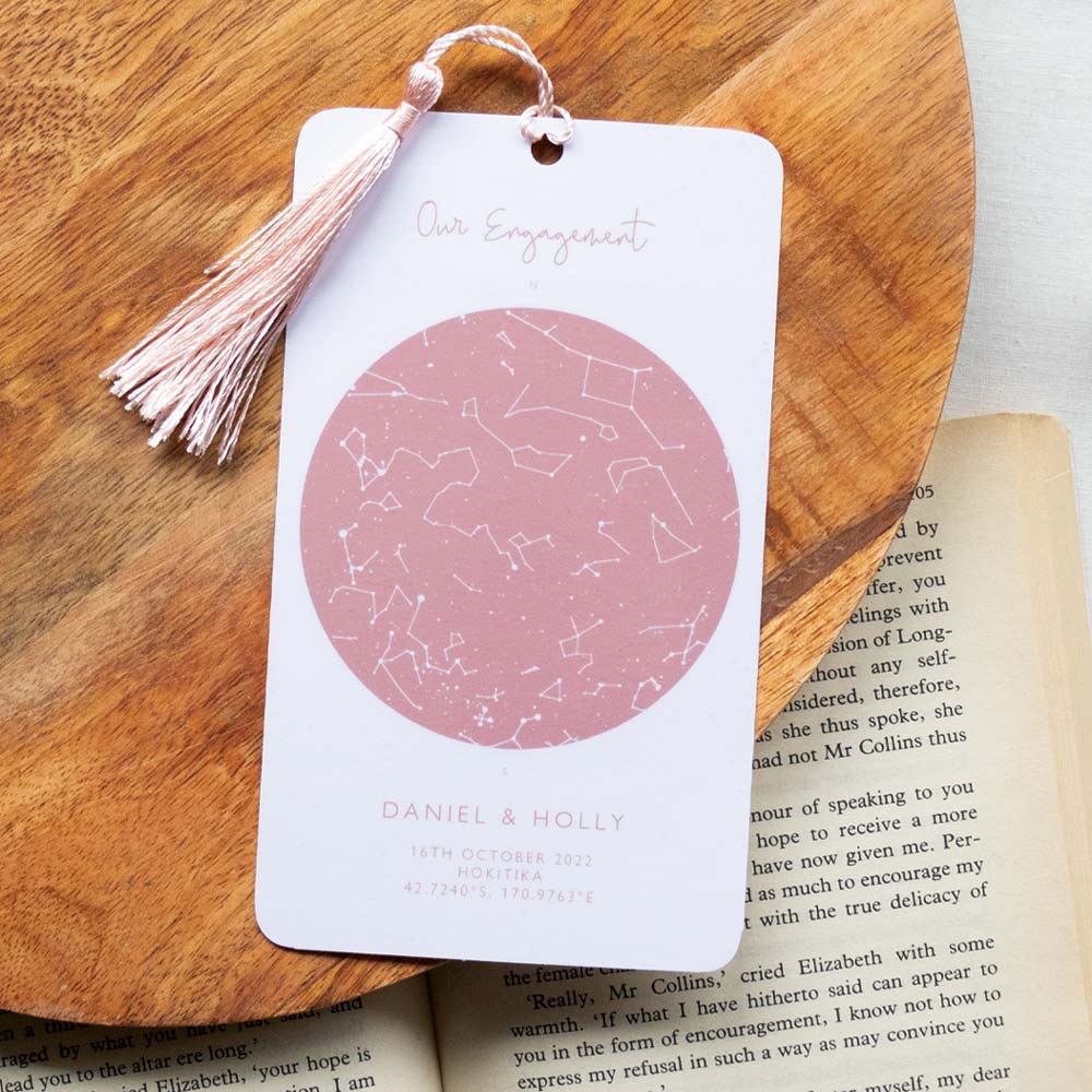 Custom Star Map Bookmark