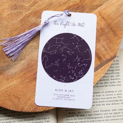 Custom Star Map Bookmark