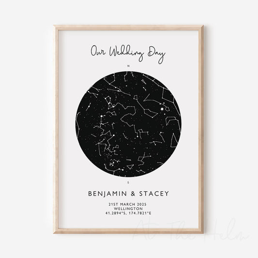 Custom Star Map Print