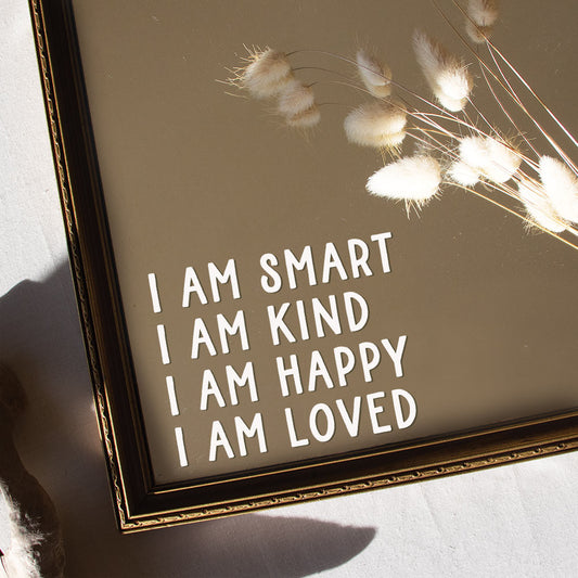 Children's Small Affirmation Mirror Decal