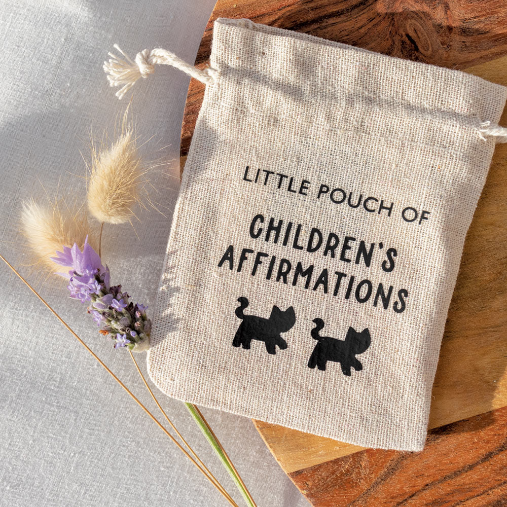 Little Pouch Of Children's Affirmations - Mini Affirmation Cards