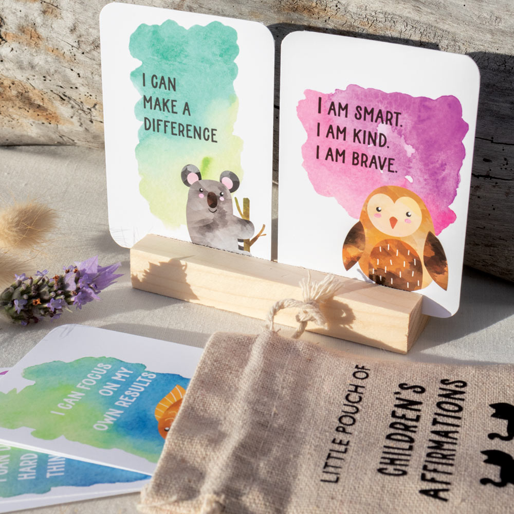 Little Pouch Of Children's Affirmations - Mini Affirmation Cards