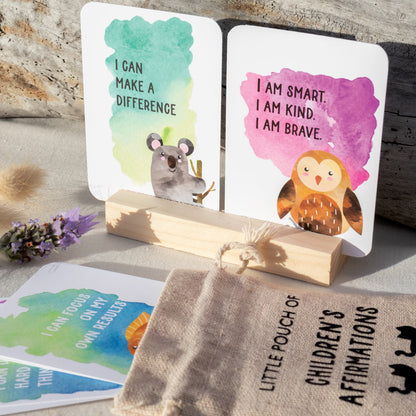 Little Pouch Of Children's Affirmations - Mini Affirmation Cards