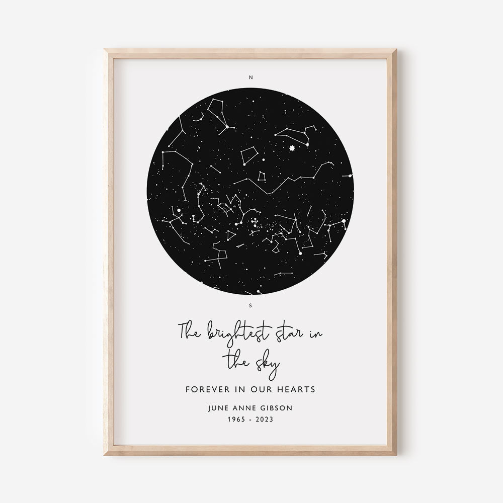 Star Map Prints - At The Helm NZ