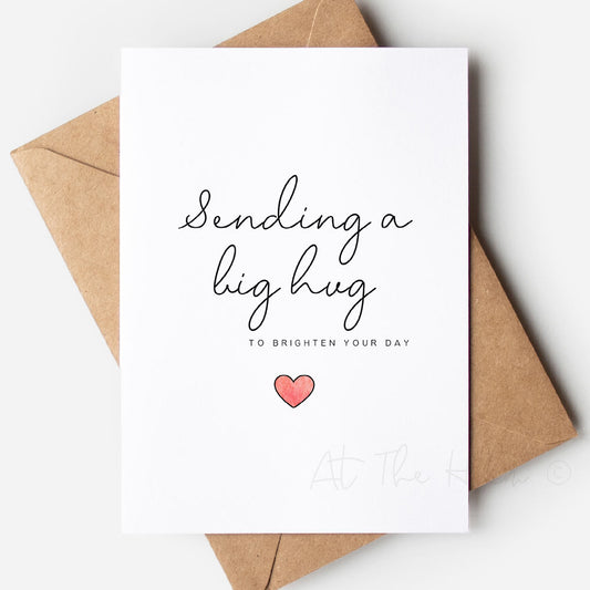 Sending A Big Hug Greeting Card