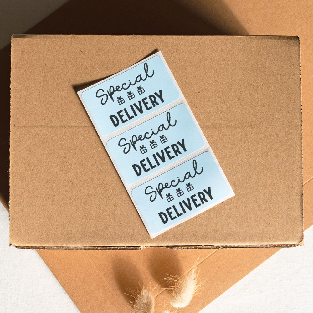 Special Delivery Packaging Stickers