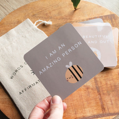 Words Of Wisdom Affirmation Cards Set - I Am An Amazing Person -   Mindfulness Cards - At The Helm NZ