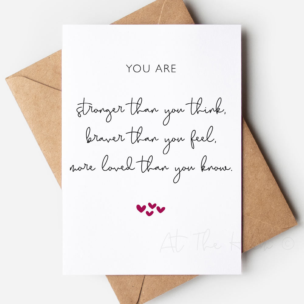 You Are Stronger Than You Think Greeting Card