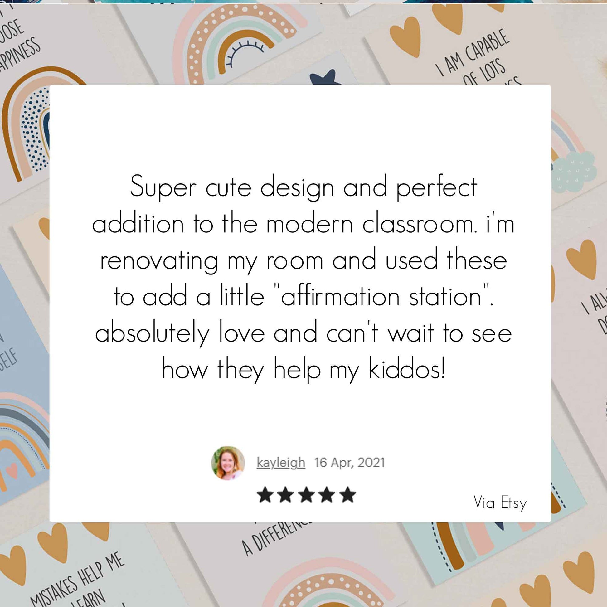 26 Printable Children's Rainbow Affirmation Cards- Digital Download (PDF) - At The Helm