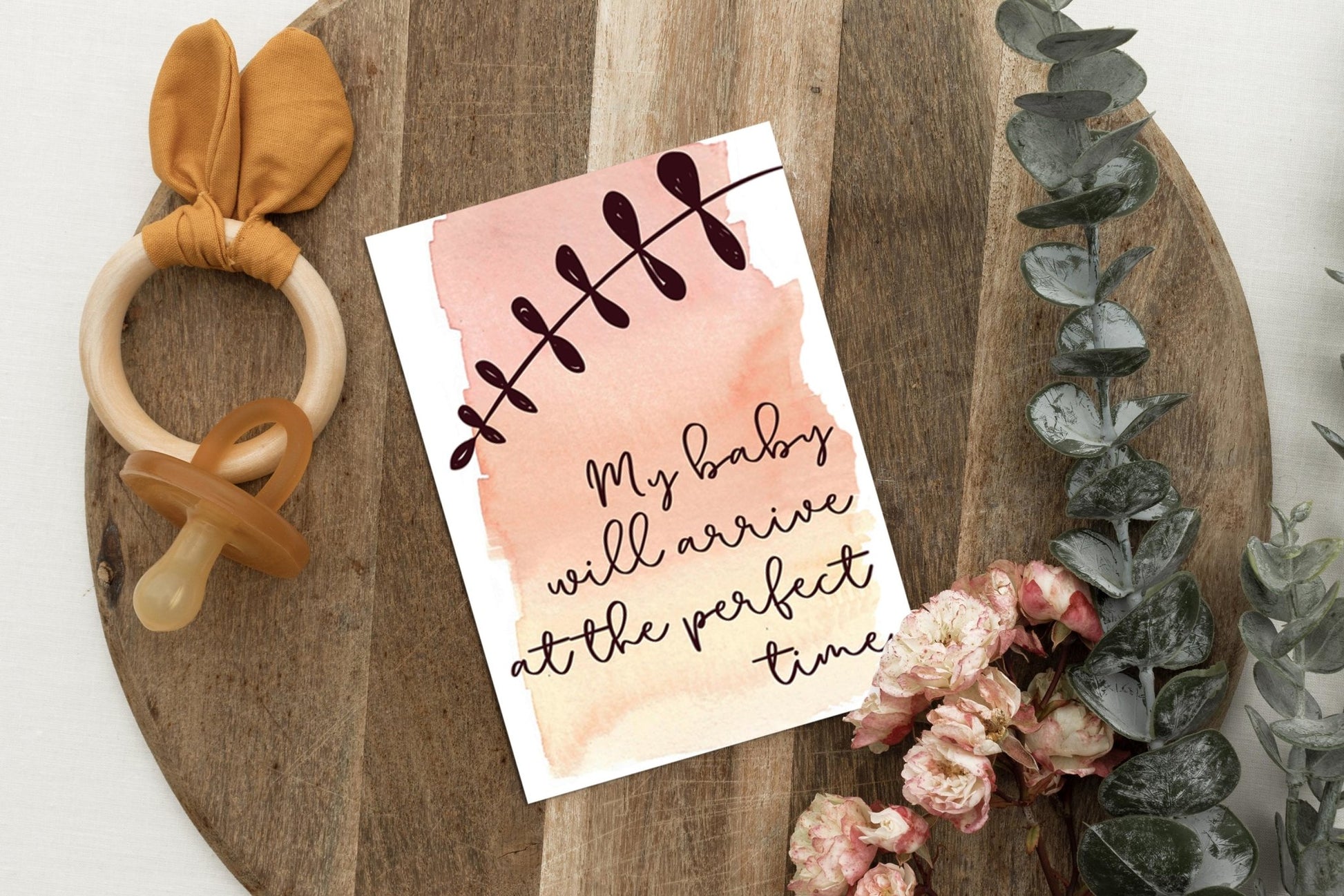 32 Printable Birth Affirmation Cards - Digital Download (PDF) - At The Helm