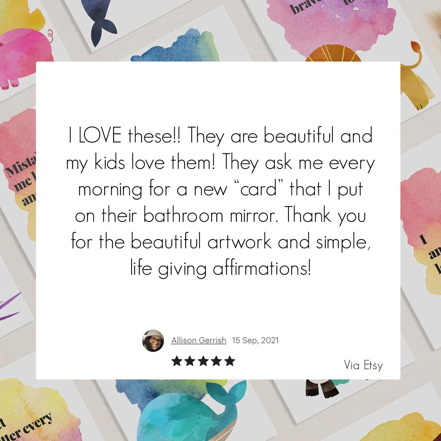 32 Printable Children's Affirmation Cards - Digital Download (PDF) - At The Helm