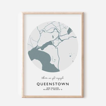 Custom Location Map Print