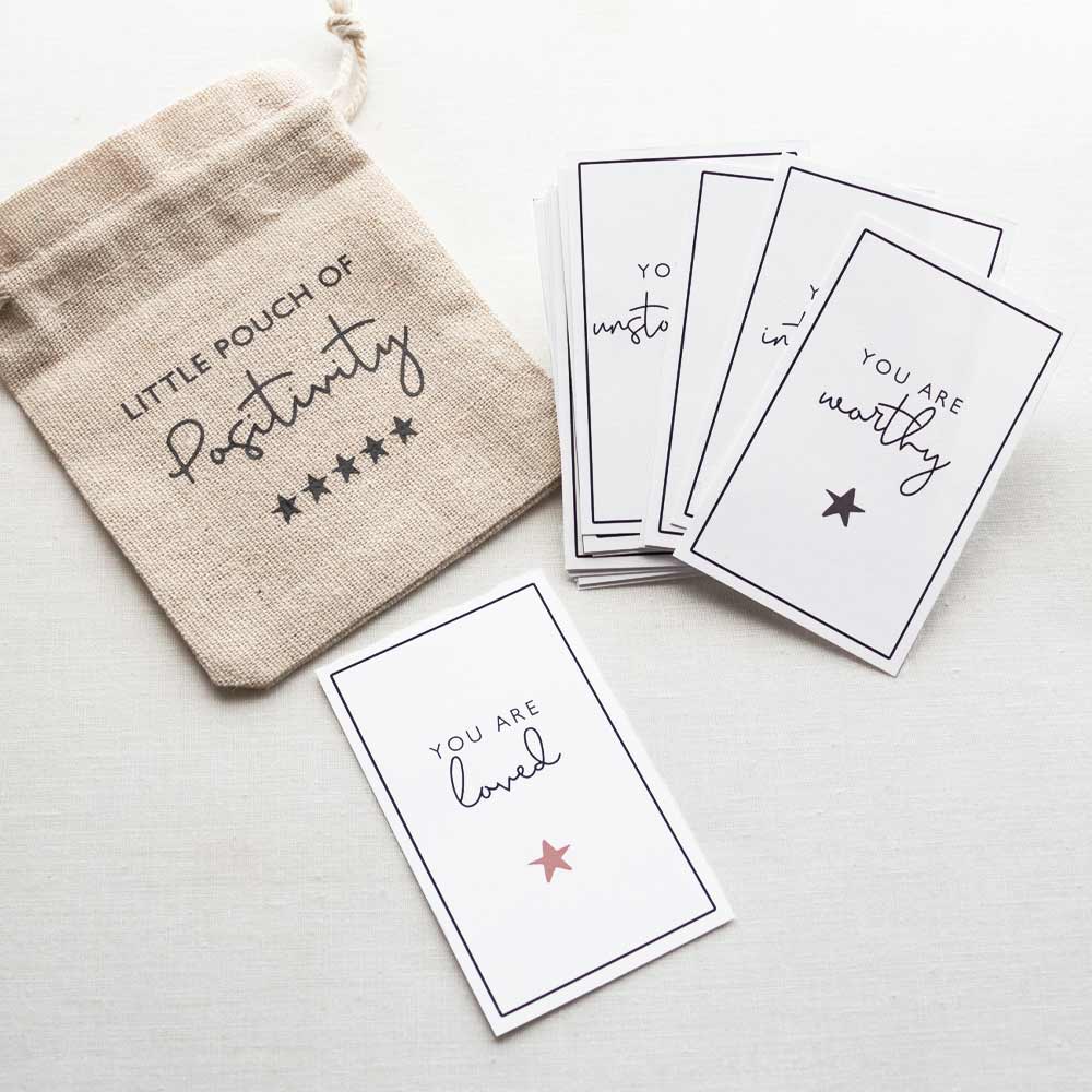 Little Pouch Of Positivity - Mini Affirmation Cards