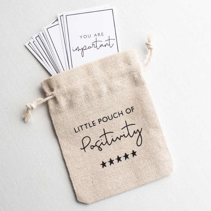 Little pouch of positivity -  Affirmation Cards - At The Helm NZ