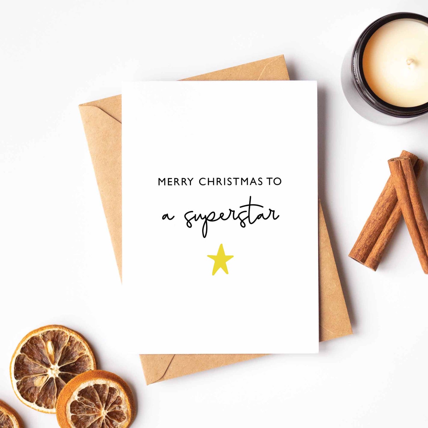 Merry Christmas To A Superstar Greeting Card